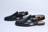 Valenzo Italy Khyver Peshawri Chappal Black