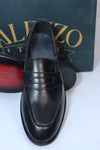 Valenzo Italy Black Luxury Leather Shoes