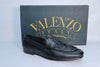 Valenzo Italy Black Designer Leather Shoes