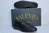Valenzo Italy Black Designer Leather Shoes