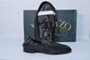 Valenzo Italy Black FlexFold Luxury Shoes