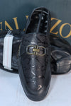 Valenzo Italy Black FlexFold Luxury Shoes