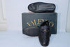 Valenzo Italy Black FlexFold Luxury Shoes