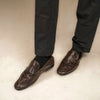 Valenzo Italy Flex Fold Brown Shoes